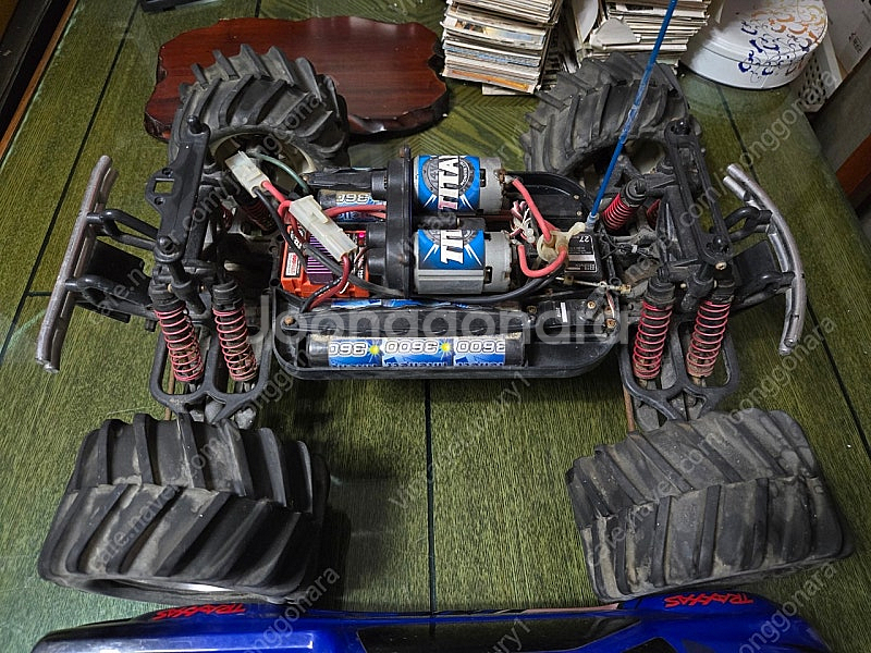TRAXXAS E-MAX RC카 콘트롤러, 충전기셋--5