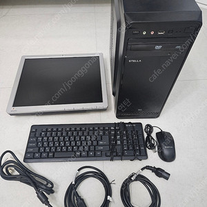 i3-4160 8GB SSD 120GB CD-ROM 컴퓨터, 키보드.마우스.케이블, 17인치모니터 (수원 3만)