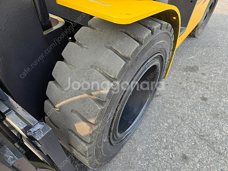 중고 지게차 현대 3톤 자동발 디젤지게차 중고지게차--7