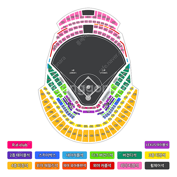 키움 vs 롯데자이언츠 8월 3일 (일) 3루 4층지정...--0