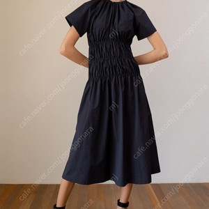 킨더살몬 Shirring Dress Navy 새상품