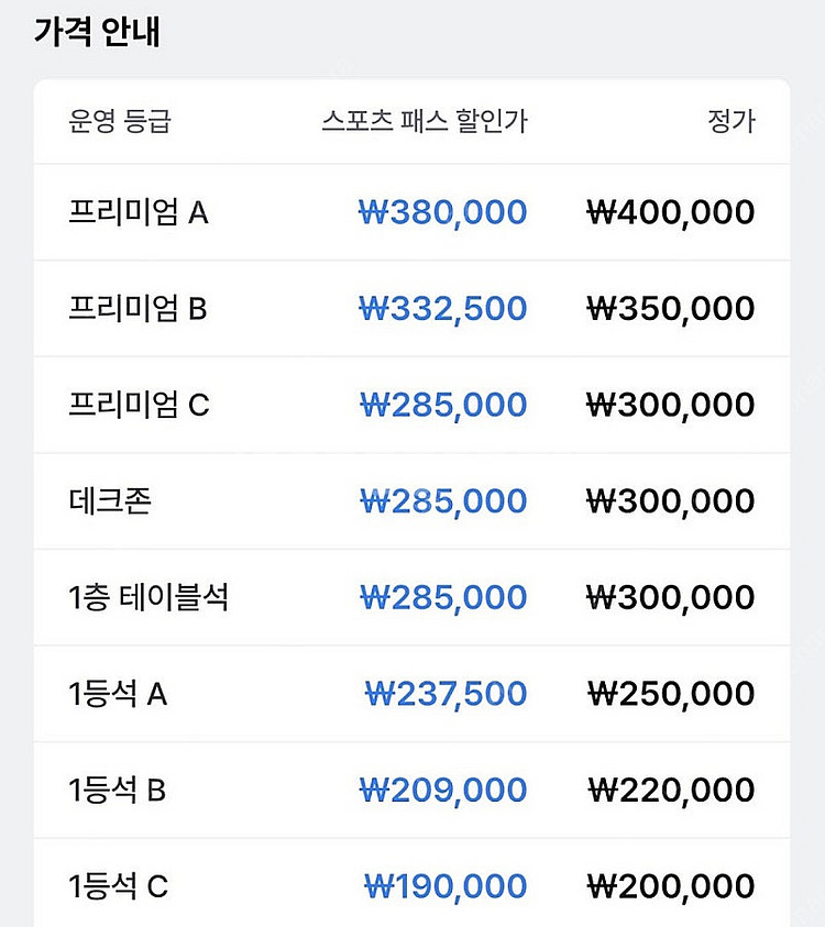 뉴캐슬 K리그 1등석 2연석(7/30 경기)--1