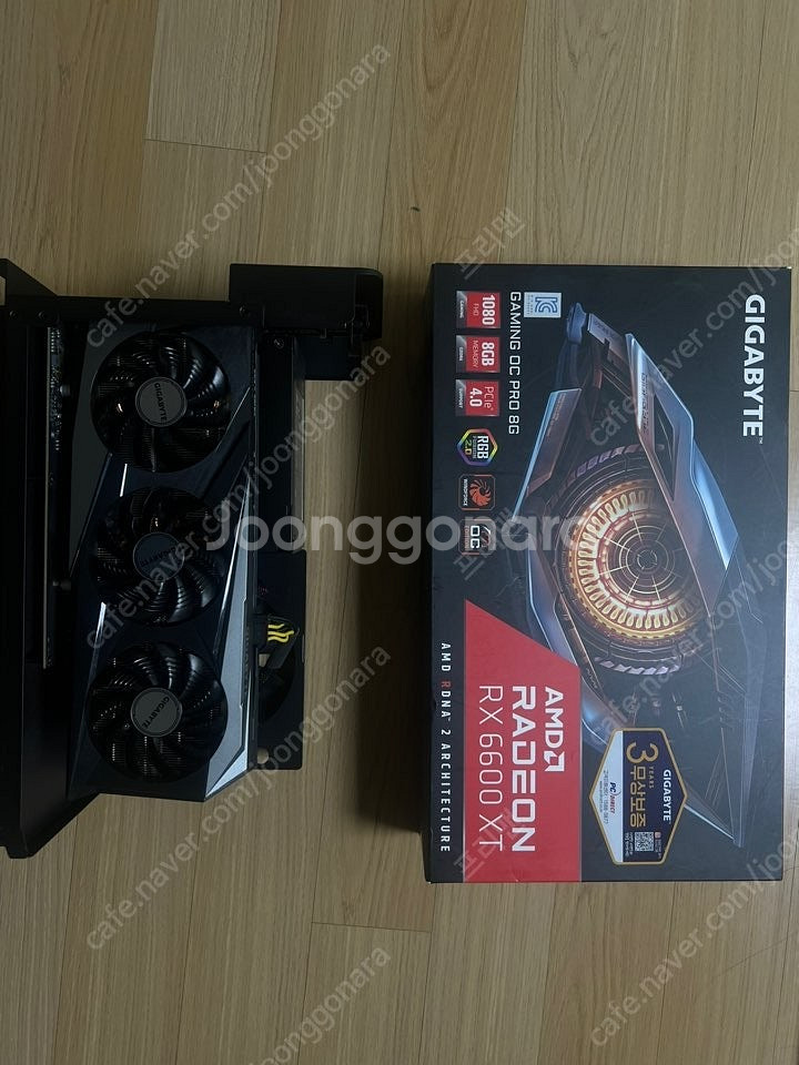 레이저 코어 X EGPU, 기가바이트 6600xt 판매--2