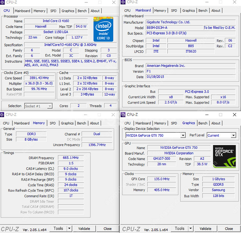 데탑 (데스크 탑 PC) i3-4160 8GB 128G...--5