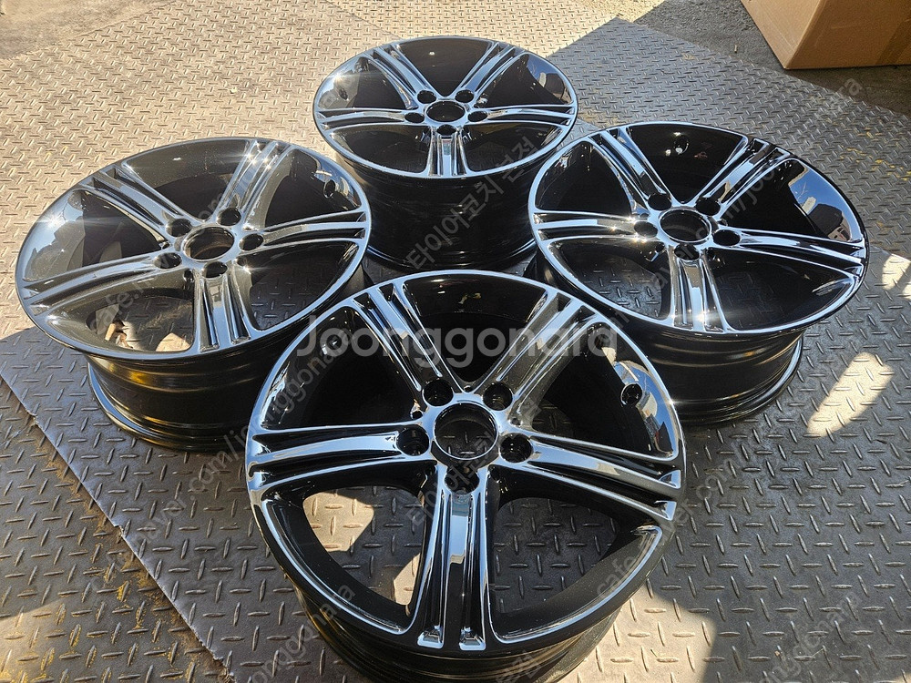 17인치 BMW F30 3시리즈 유광블랙 네비팩 순정휠...--5