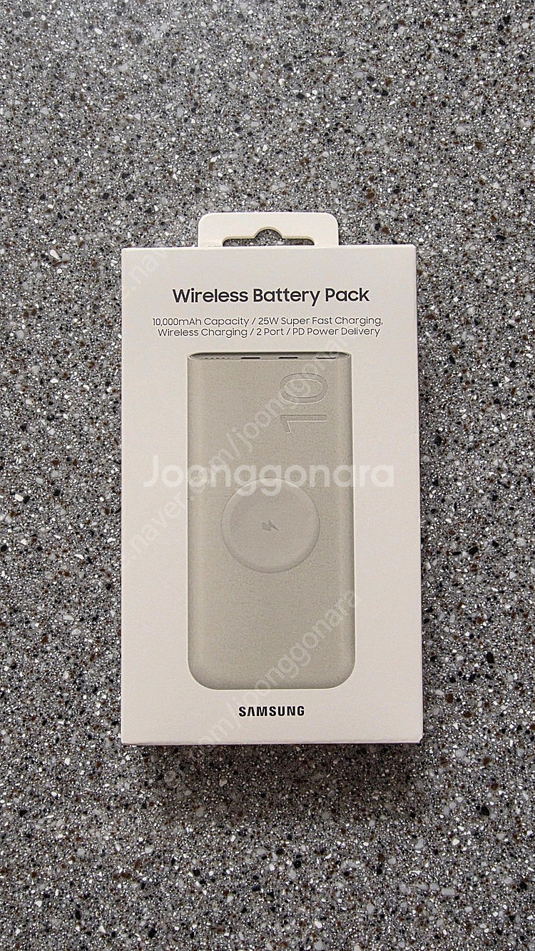 삼성 정품 무선충전 보조배터리 10,000 mAh--0