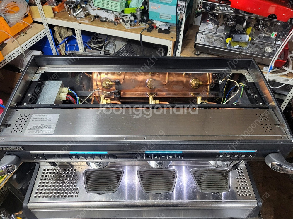 커피머신 오바훌 스케일제거, 완전분해 소모품교환, 중고커피머신,--1