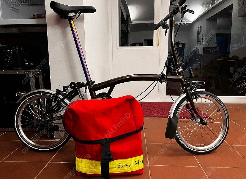 브롬톤 미니벨로 영국 우체부 가방 로얄메일 Royalmail--1