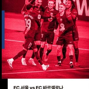 FC 서울 vs FC 바르셀로나 1등석2매