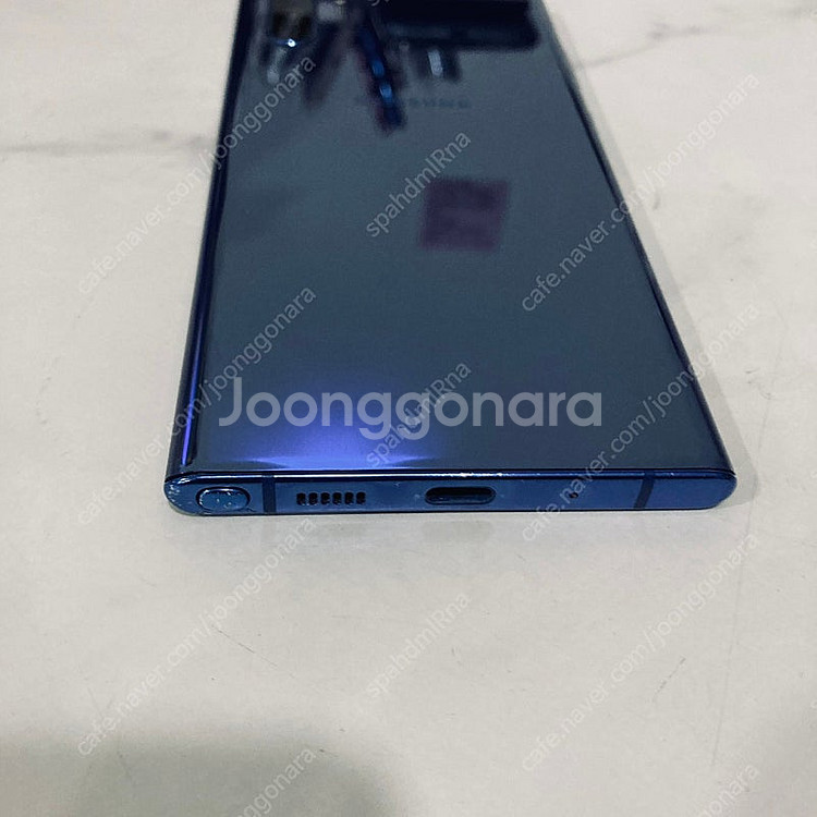 갤럭시 노트10플러스+ 블루 256기가 액정S급 매우매...--2