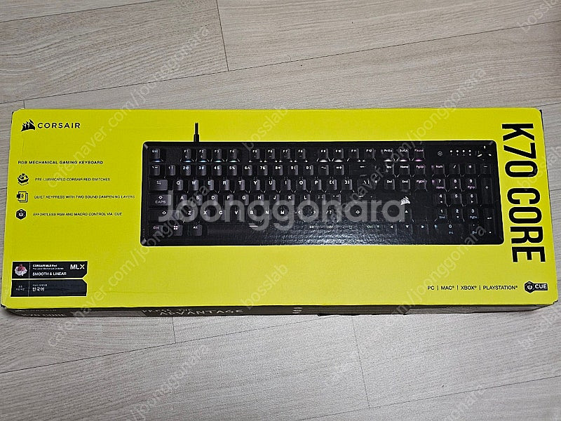 커세어 k70 core rgb 키보드 택포--0