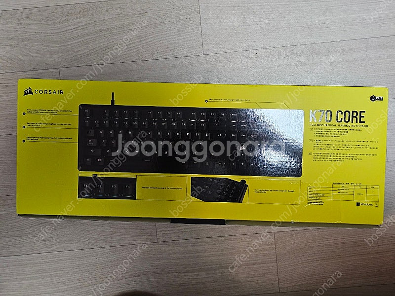 커세어 k70 core rgb 키보드 택포--1