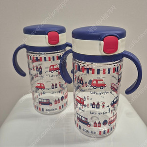릿첼 AQ빨대컵 320ml 2개