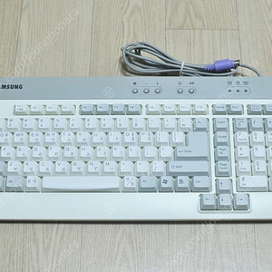 빈티지 레트로 구형 삼성 PS2 키보드