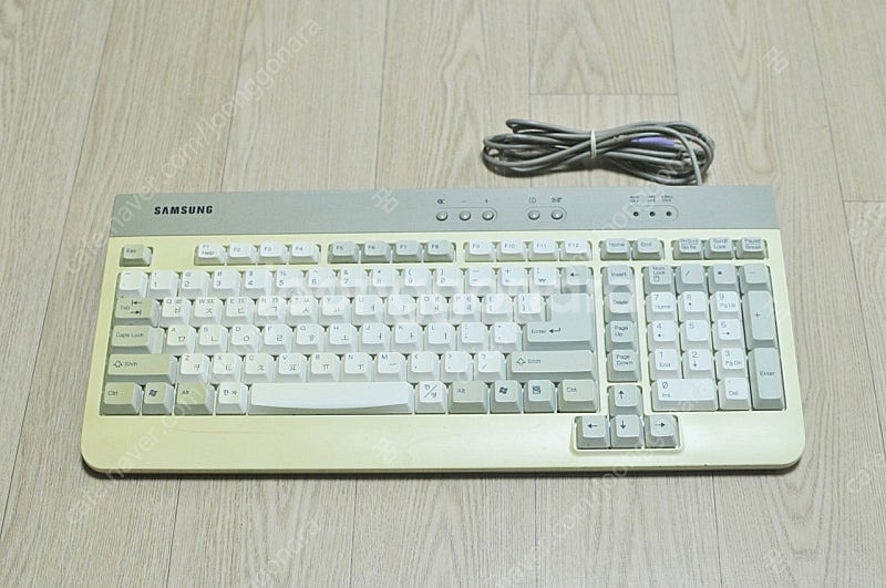 빈티지 레트로 구형 삼성 PS2 키보드--5