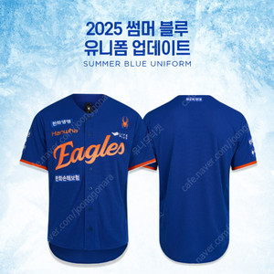 한화 이글스 2025 유니폼 썸머 블루 어센틱 (폰세,채은성,노마킹)