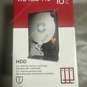 WD Red Pro 16TB NAS용 HDD 하드디스크 미개봉 새제품