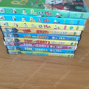 톰과 제리 6장, 패트외 매트 3장 dvd 판매해요
