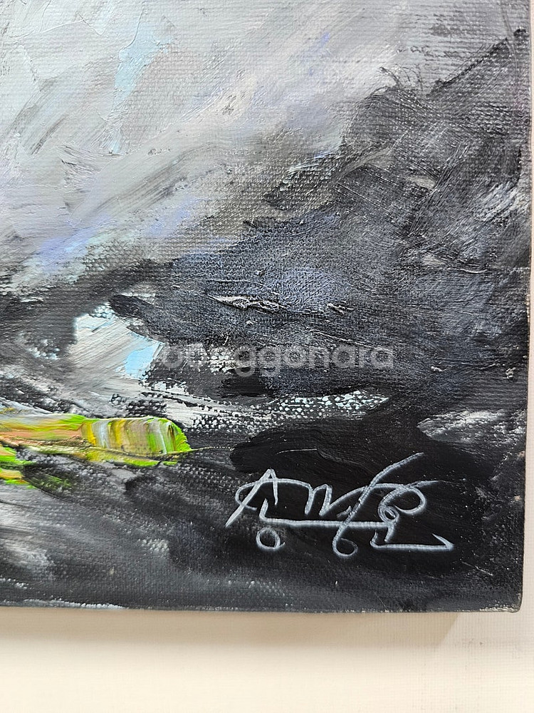 (원화) 8호 캔버스 유화그림 화병속의 꽃 정물화 서양화--2