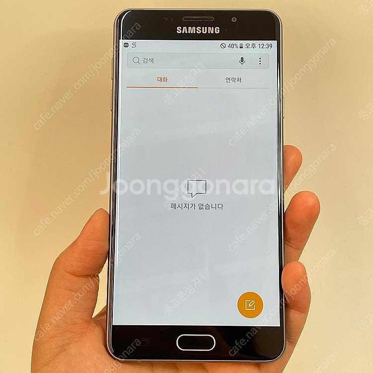92487(울산중고폰) 갤럭시A7 2016 블랙 16G...--2