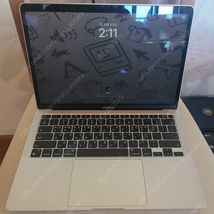 맥북에어 m1 13인치 8G SSD256 52만