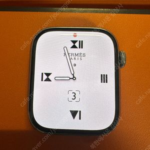 애플워치 에르메스 시리즈 7 실버 스테인레스 45mm
