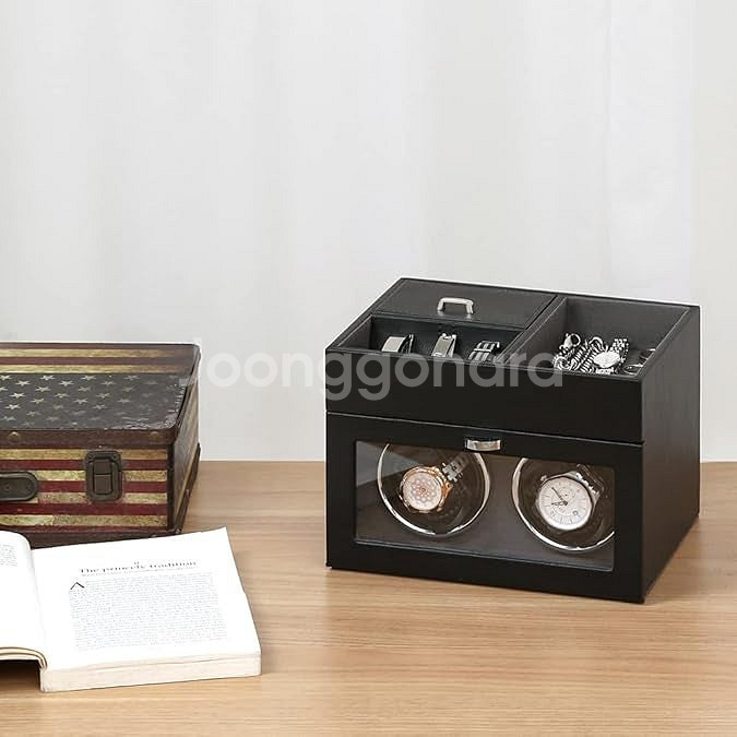 (미개봉)고급 워치와인더(시계보관함) 저렴하게 판매합니다.--9