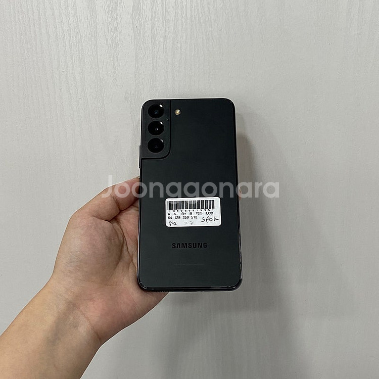 91595 갤럭시S22 블랙 256GB 부산 중고폰 팝...--2
