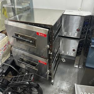 빽보이 피자오븐 컨베이어식 상태 A급, 1800 토핑냉장고 직냉, 피자롤러기 피자창업