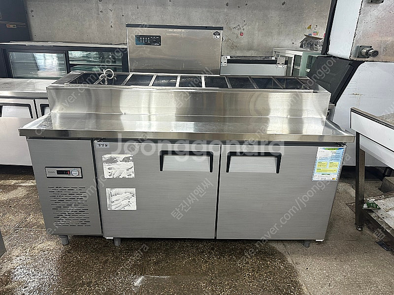 빽보이 피자오븐 컨베이어식 상태 A급, 1800 토핑냉...--5