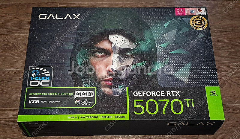 갤럭시 RTX 5070 TI BLACK OC D7 16...--0