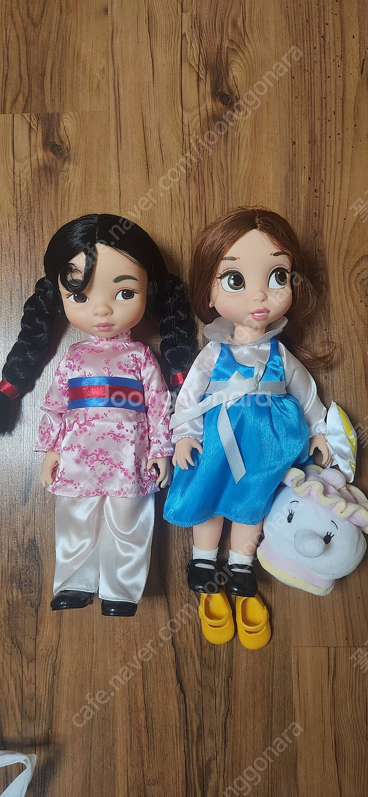 디즈니정품 베이비돌 뮬란 . 벨 일괄금액--0