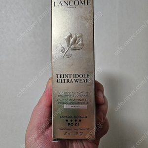 (새상품) 랑콤 뗑이돌 울트라웨어 롱래스팅 파운데이션 PO-01 30ml 팝니다