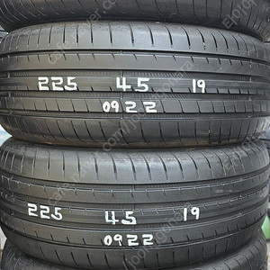 [판매] 225/45R19.225 45 19.225/45/19 F1 런플렛 굿이어4본