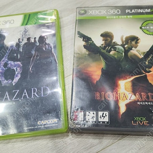 xbox360 바이오 하자드 5,6 택포 2.5
