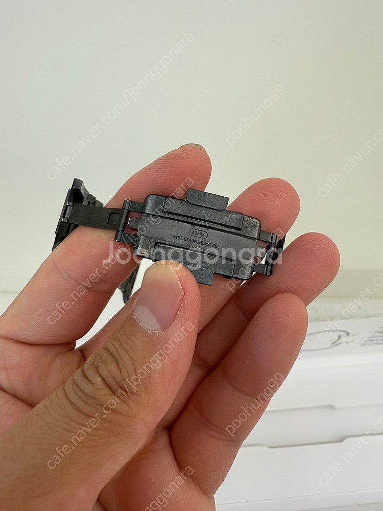 44~49mm 링크브레이슬릿스페이스블랙 밀레니즈루프티타...--2