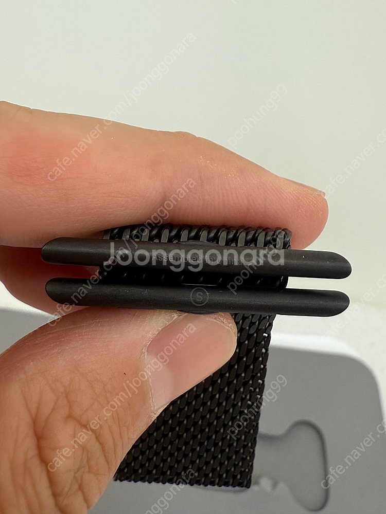 44~49mm 링크브레이슬릿스페이스블랙 밀레니즈루프티타...--7