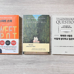 우리 낙원에서 만나자 / 내가 원하는 것을 나도 모를 때 / 자기계발 수업 / 스위트 스팟 / 지금 무엇을 해야 하는가 / 똑똑한 사람은 어떻게 생각하고 질문하는가 / 질투라는 감