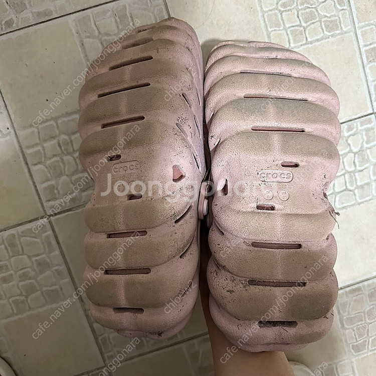 크록스 에코 클로그 핑크 클레이 240--4