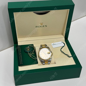 롤렉스 데이저스트 콤비 샴펜판 다이아 41mm 126333