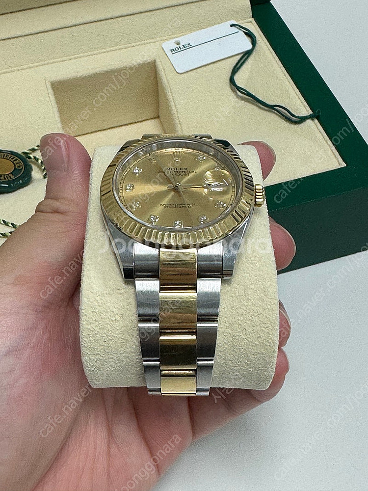 롤렉스 데이저스트 콤비 샴펜판 다이아 41mm 126333--3