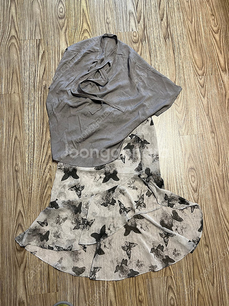 페미닌룩 카리미즈 투피스--1