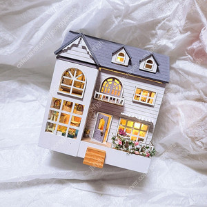 [40번] DIY 미니어처하우스 완성품 (LED)