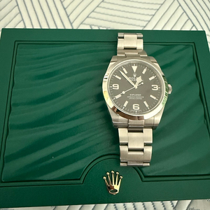 롤렉스 익스플로러 블랙 스틸 39mm