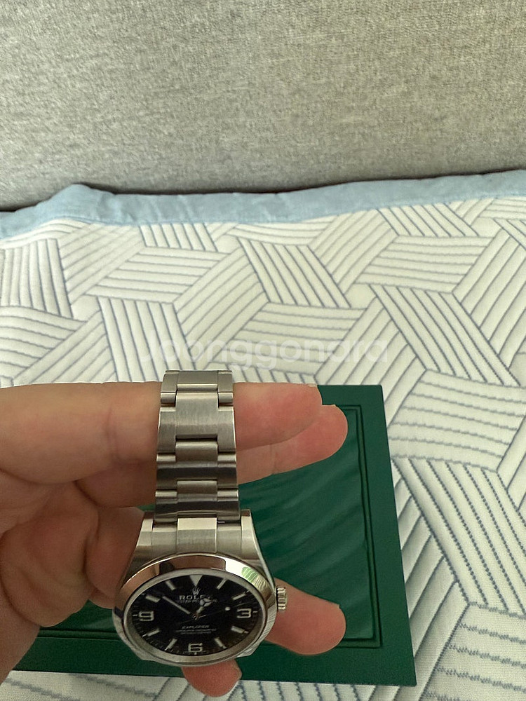 롤렉스 익스플로러 블랙 스틸 39mm--2