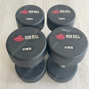 바벨봉, 아이언불 덤벨 17kg x2, 12kg x2, 딥스용품 판매 합니다