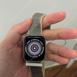 애플워치7 41mm starlight GPS