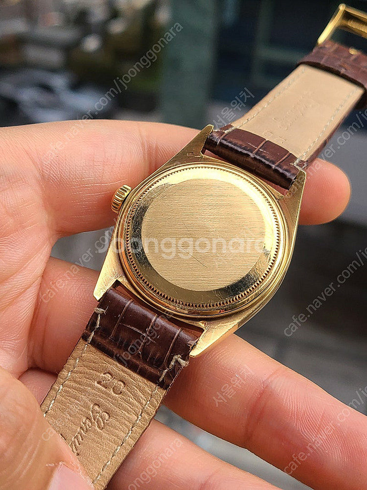 [정품] 롤렉스 데이데이트 36 블랙 18K 옐로우골드 금통 빈티지 (Rolex Day-Date 36 18K Sol...--8