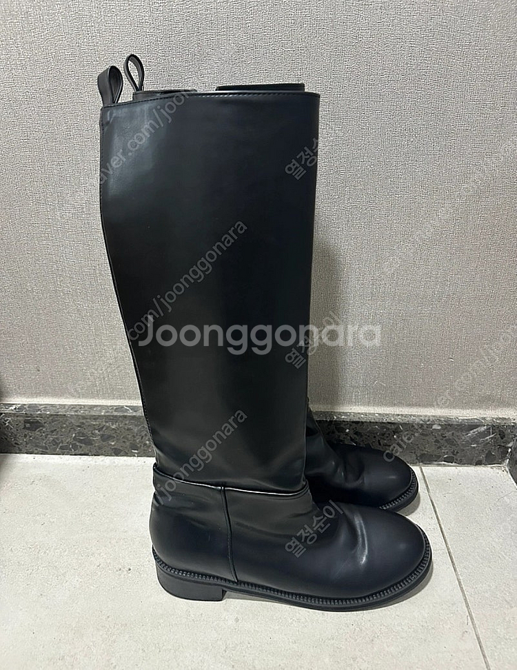 여성 블랙 롱부츠(245사이즈)--0