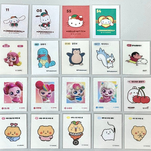 띠부씰 산리오 포켓몬 티니핑 망곰 등